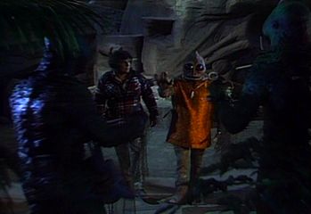 Under arrest by the Sleestak