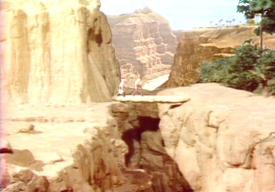 The crevasse (from "The Sleestak God")